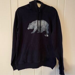 Men’s The North Face Navy Blue Bear Sweatshirt Hoodie